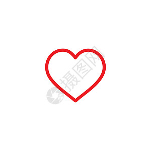 心脏矢量符号 情人节日丝带徽标类型 医疗健康标志设计图示丝带心脏病学婚礼艺术身份品牌推广商业药品三叶草图片
