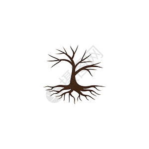 抽象树标志设计 绿树和叶子 根向量生命之树标志设计的灵感与白色背景隔离商业生态生物植物环境生长草图橡木木头森林图片