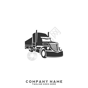 环光卡车抽象标志模板矢量商业身份货物货车车轮运输货运服务送货交通图片