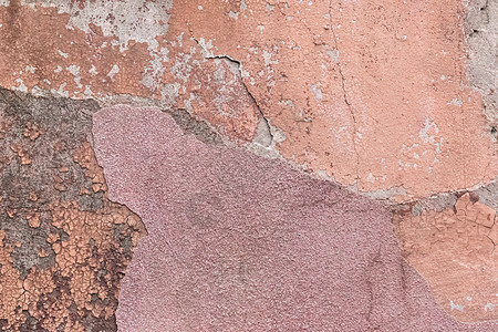 用古旧的彩色墙壁表面纹理 粗背景石灰泥建筑石头裂缝房子墙纸风化损害材料石膏建筑学图片