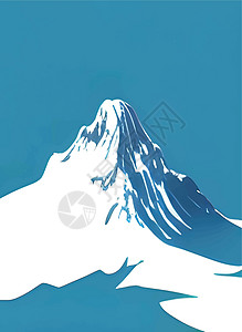 山顶和山顶风雪旅行晴天全景风景冰川假期高度天空顶峰旅游图片
