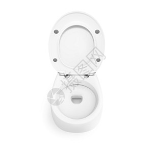 3D 墙上现实的白色清洁厕所陶瓷卫生间营销家庭生活卫生安装优雅马桶产品图片