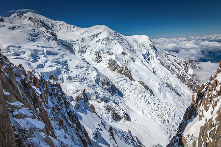 上萨瓦伊 查莫尼克斯 法属阿尔卑斯旅游冰帽摄影晴天极端日出地形冰川目的地岩石图片