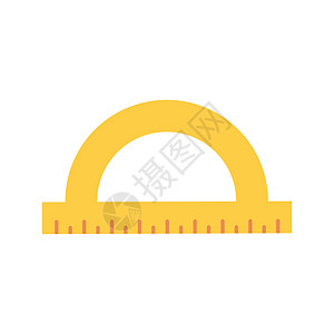 刻画标尺 白底的矢量平面图示图片