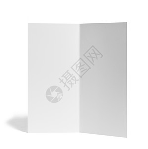 白纸白纸模板本手册折叠传单小册子营销出版物推介会商业打印白色卡片传播广告图片