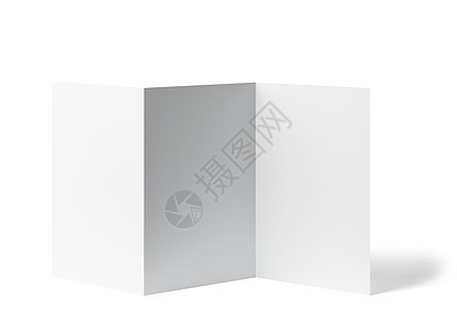 白纸白纸模板本手册折叠传单出版物推介会商业软垫白色打印小册子营销卡片办公室图片
