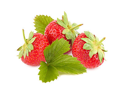 新鲜红草莓堆浆果团体宏观果汁红色水果叶子白色食物甜点图片