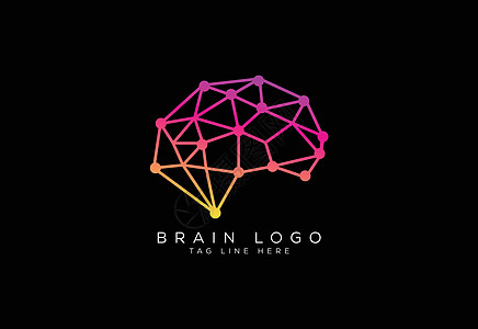 现代和简单的大脑标志设计 大脑标志图标标志符号头脑标识解剖学天才技术公司教育记忆科学风暴图片