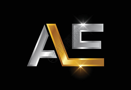 初始会标字母 AE 标志设计向量 公司业务的图形字母符号艺术网络首都插图推广奢华主义者字体极简品牌图片