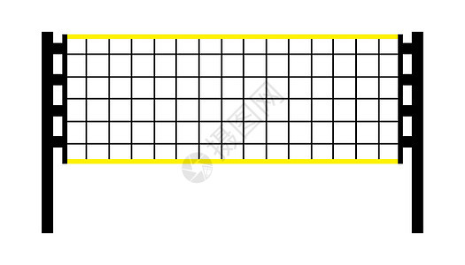 羽毛球网象形图矢量说明图片