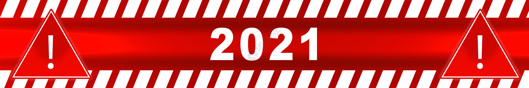 铭文2021三角框内的文字感叹号注意警告危险标志和警告线危险警告以引起注意图片