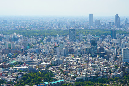 从Roppongi山看到东京市风景高层港区建筑群观光摩天大楼景点街景交通天空办公楼图片