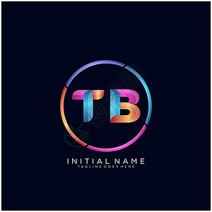 TB 字母标识图标设计模板元素网络公司身份艺术插图品牌黑色推广字体卡片图片