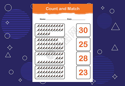 计数并匹配正确的数字 数一数有多少只鸟并选择正确的数字测验鸟类玩具学习团体计算教育游戏代数逻辑图片