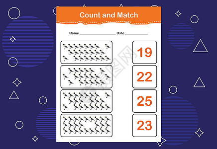 计数并匹配正确的数字 数一数有多少只鸟并选择正确的数字测试解决方案计算幼儿园逻辑鸟类玩具卡通片谜语数学图片