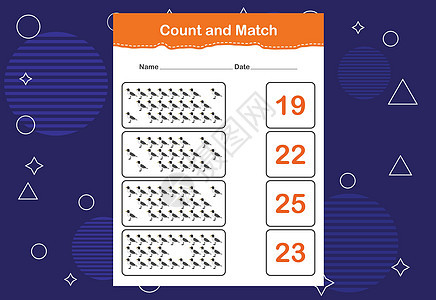 计数并匹配正确的数字 数一数有多少只鸟并选择正确的数字测试解决方案计算幼儿园逻辑鸟类玩具卡通片谜语数学图片