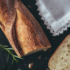 空心面粗制全麦面面包食谱餐巾早餐包子面包小麦饮食糕点营养烹饪面粉背景