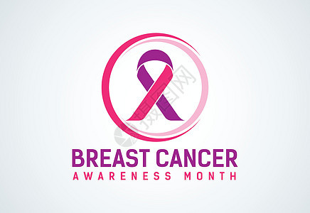10月是乳癌宣传月 今天是乳腺癌日机构胸部卡片书法插图丝带药品团结女孩癌症图片