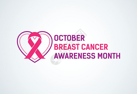 10月是乳癌宣传月 今天是乳腺癌日生活海报丝绸医生卡片健康插图胸部帮助团结图片