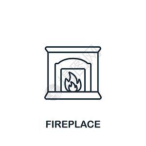 Fifplace 图标 用于模板 网络设计和信息图的内建家具图标图片