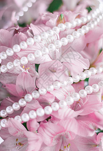 极美珍珠珠宝首饰展示财富魅力婚礼戒指庆典宝石石头项链礼物图片