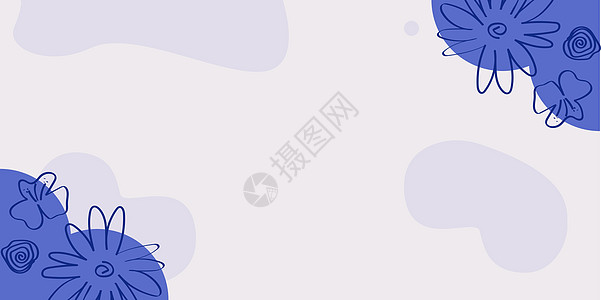 多空由多彩花朵和花朵协调安排的空白框架装饰 空海报边框被多色布格环绕 组织得非常井然有序风格元素涂鸦计算机纺织品植物设计绘画叶子图案插画