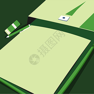 用铅笔和橡皮在桌子上的便条上写的重要信息 用笔和橡皮擦在桌上的记事本上呈现的关键信息 在笔记本上显示的新想法运动植物竞赛技术绿色图片