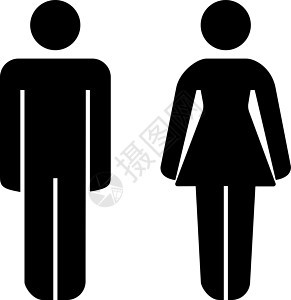 B 男女厕所矢量简编卫生间男性男生餐厅购物中心房间洗手间盘子卫生女性图片