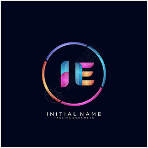 IE 字母标志图标设计模板元素标签身份字体网络插图商业营销卡片公司推广图片