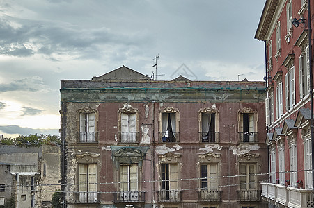 Cagliari的废墟 2房子市中心建筑物假期城市建筑观光历史性海岸街道图片