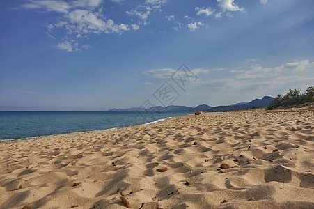 撒丁岛海滩山脉魔鬼全景假期游泳悬崖旅游诗人比赛蓝色图片