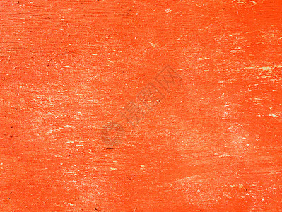 古老的破旧橙色石膏表面墙纸广告木板创造力木头橙子红色样本艺术背景图片
