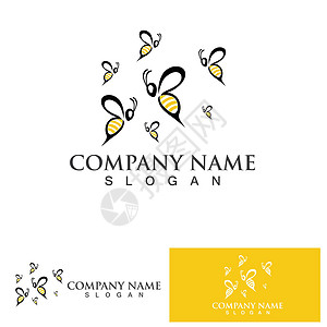 蜜蜂蜂蜜标志矢量图标符号插图设计模板标识标签商业农场徽章包装蜂窝卡通片翅膀艺术图片