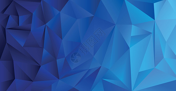 不同大小的蓝色梯度三角形矢量白色创造力墙纸网络商业坡度艺术卡片公司横幅图片