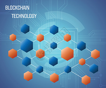 屏链构件概念设计网络结构向量图标创造力盒子技术互联网货币阴影金融密码贸易多边形图片