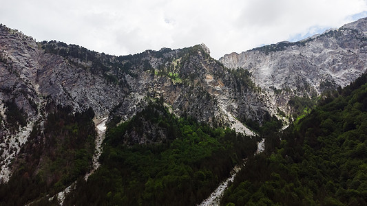 阿尔巴尼亚的美丽风景 山丘丰盛森林地标假期爬坡公园全景晴天山脉旅游国家图片