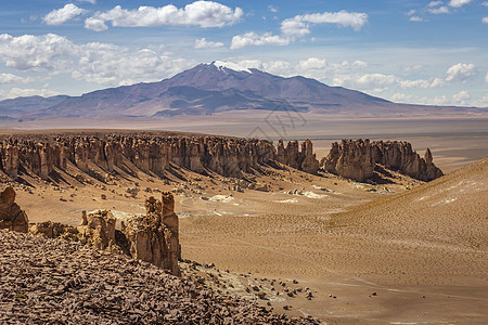 阿塔卡马沙漠 南美智利北部火山干旱地貌和南美洲火山天空景观旅游高原爬坡国际荒野目的地地标图片