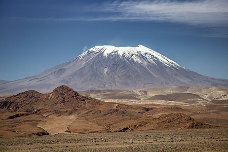 阿塔卡马沙漠 拉斯卡尔火山和智利北部干旱地貌图片