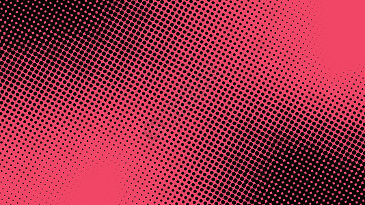 粉红背景上的抽象点纹半调样式图片