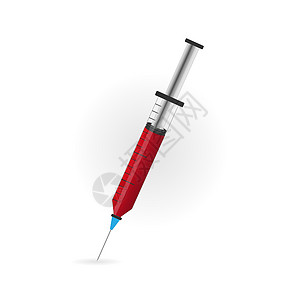 带有血样的医用一次性注射器 适用于猴痘试验 疫苗接种 塑料注射器与图片