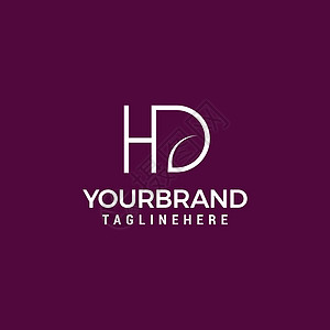 字母字母单克 HD Logo 线设计模板矢量图片