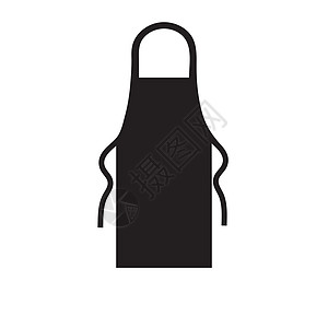 Apron 图标图标徽标矢量设计衣服织物商业小样插图围裙面包师服务员厨师烹饪图片