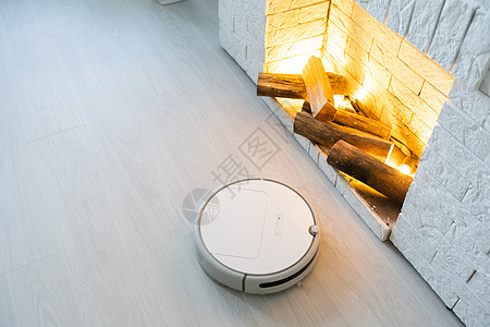 无线机器人真空吸尘器 清洁清洗起居室木地板女士硬木房子压板家政家庭休息家务器具清洁工图片