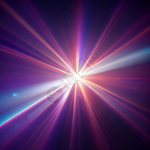 黑色背景的紫光镜头照明弹星系火花磁盘强光阳光活力娱乐辉光太阳射线图片