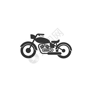 摩托车图标标志标识设计插图引擎运输发动机运动速度越野车辆菜刀自行车黑色图片