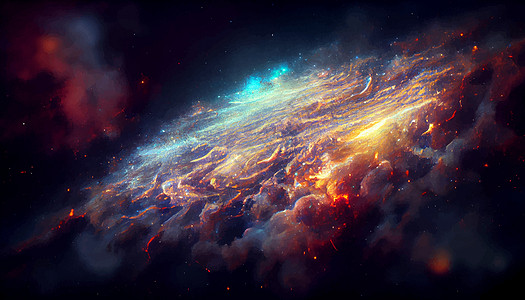 空间史诗现实银河系插图紫色星系科学墙纸艺术品行星蓝色小说世界日落图片