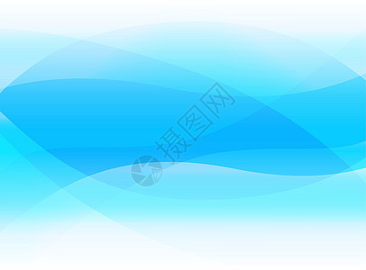 蓝色摘要背景背景墙纸艺术曲线白色插图空白海浪线条图片