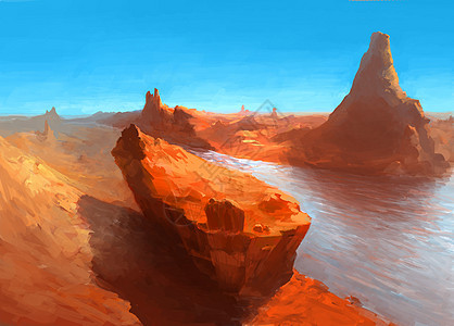 大峡谷的红沙石图片