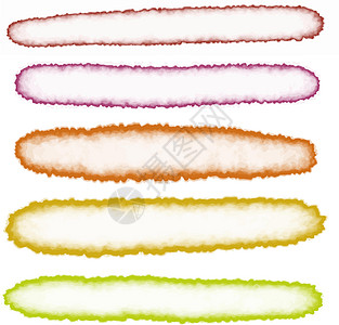 涂抹面包精水彩色缝合泡泡气矢量设计图片