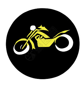 特写摩托车图标插图Name蓝色运动男人发动机运输农村休息日落骑士车轮图片